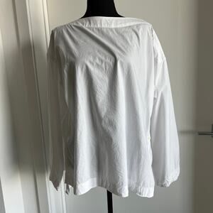 J Crew Flawed Ciel Top Womens Large White FLAWS